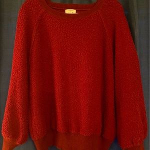 Umgee burgundy sweater, L